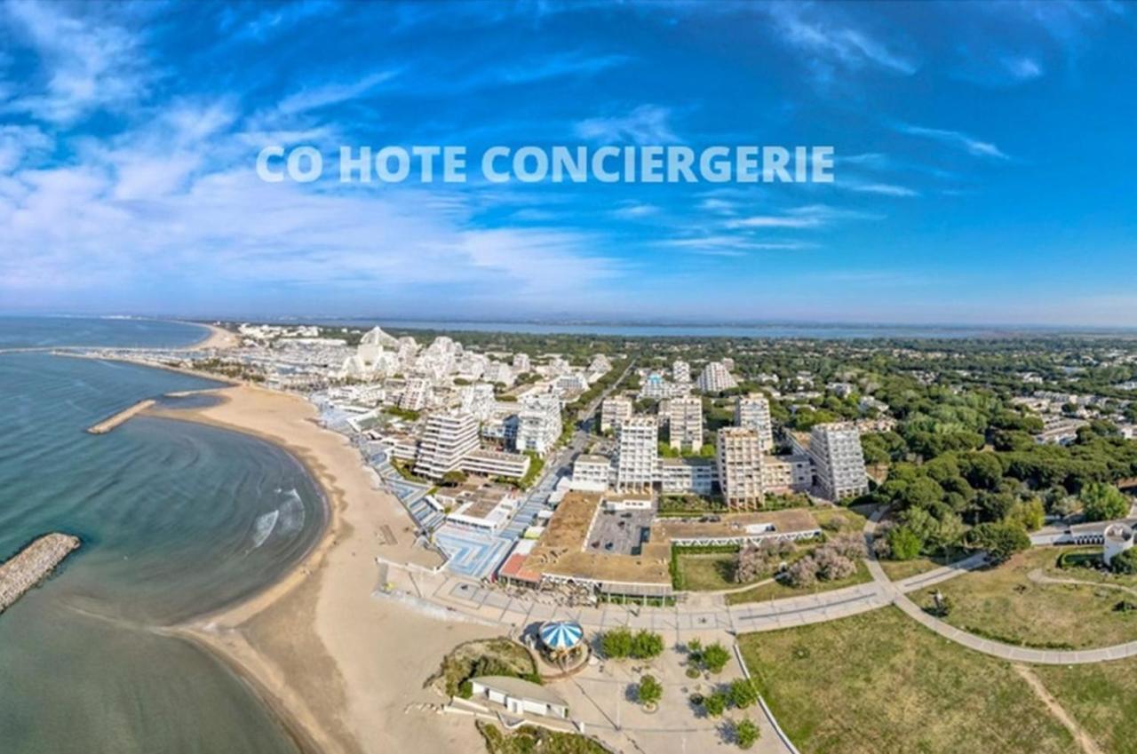 Corail Studio - 2Min Plage Centre Ville - Clim - Wifi - Parking Prive - Ideal Famille - La Grande Motte Eksteriør bilde